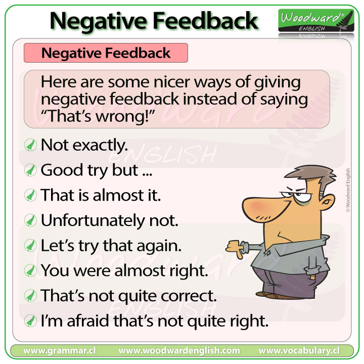 high context indirect negative feedback examples